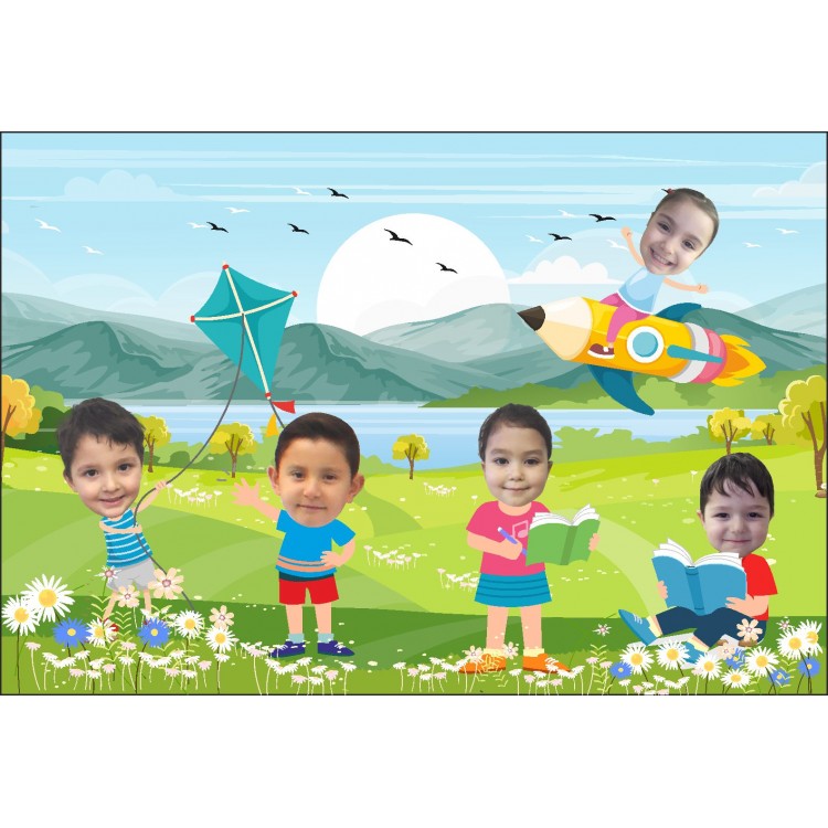 Karikatürlü Sınıf Takvimi Model 04