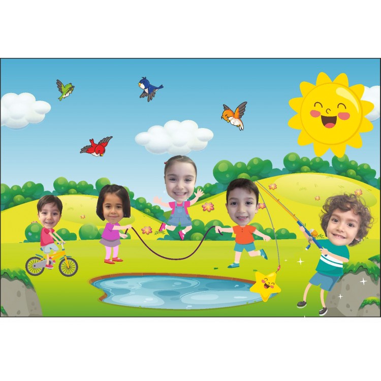 Karikatürlü Sınıf Takvimi Model 04
