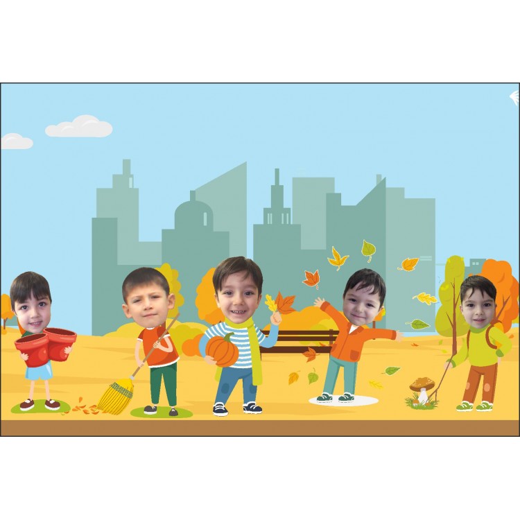 Karikatürlü Sınıf Takvimi Model 04