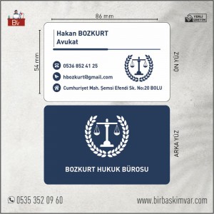Avukat Kartvizit Modeli - 03
