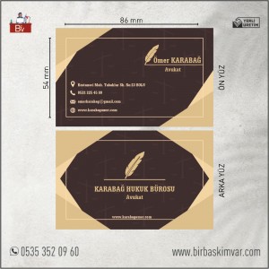 Avukat Kartvizit Modeli - 23