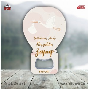 Leylek Motifli Balon Açacak Magneti