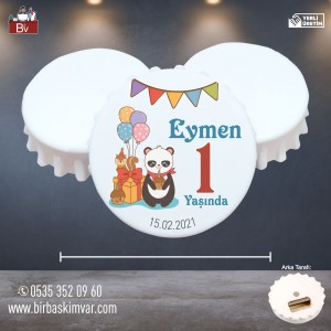 Hoşgeldin Bebek ve Doğum Günü Açacak Kapak Magnet 02