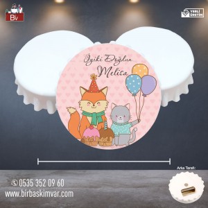 Hoşgeldin Bebek ve Doğum Günü Açacak Kapak Magnet 03