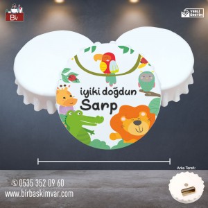 Hoşgeldin Bebek ve Doğum Günü Açacak Kapak Magnet 04