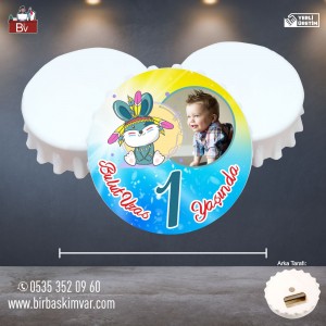 Hoşgeldin Bebek ve Doğum Günü Açacak Kapak Magnet 06