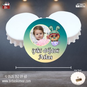 Hoşgeldin Bebek ve Doğum Günü Açacak Kapak Magnet 07