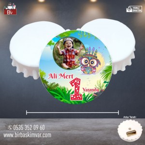Hoşgeldin Bebek ve Doğum Günü Açacak Kapak Magnet 08