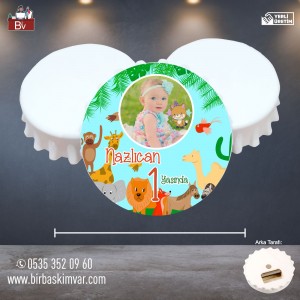 Hoşgeldin Bebek ve Doğum Günü Açacak Kapak Magnet 12