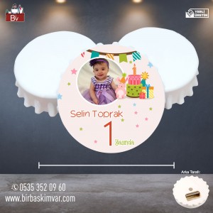 Hoşgeldin Bebek ve Doğum Günü Açacak Kapak Magnet 13
