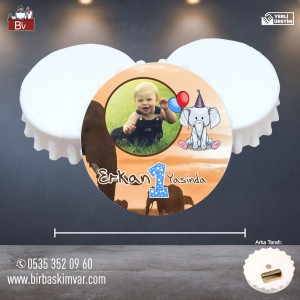 Hoşgeldin Bebek ve Doğum Günü Açacak Kapak Magnet 14