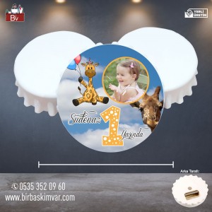 Hoşgeldin Bebek ve Doğum Günü Açacak Kapak Magnet 15
