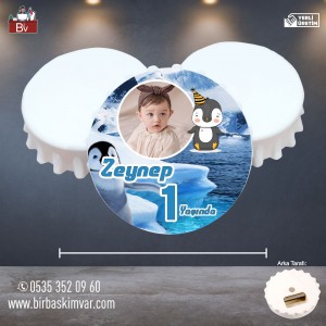Hoşgeldin Bebek ve Doğum Günü Açacak Kapak Magnet 16