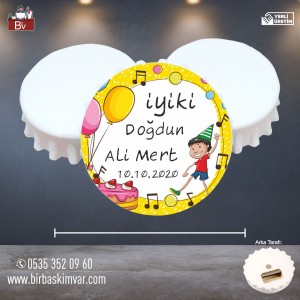 Hoşgeldin Bebek ve Doğum Günü Açacak Kapak Magnet 18