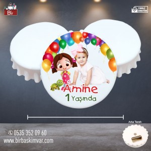 Hoşgeldin Bebek ve Doğum Günü Açacak Kapak Magnet 19