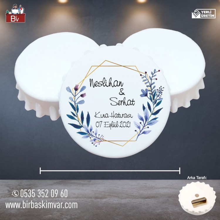 Düğün ve Nikah için Kapak Açacak Magnet 22