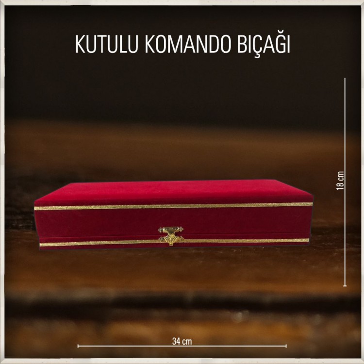 -Kutulu Komando Bıçağı Büyük Boy