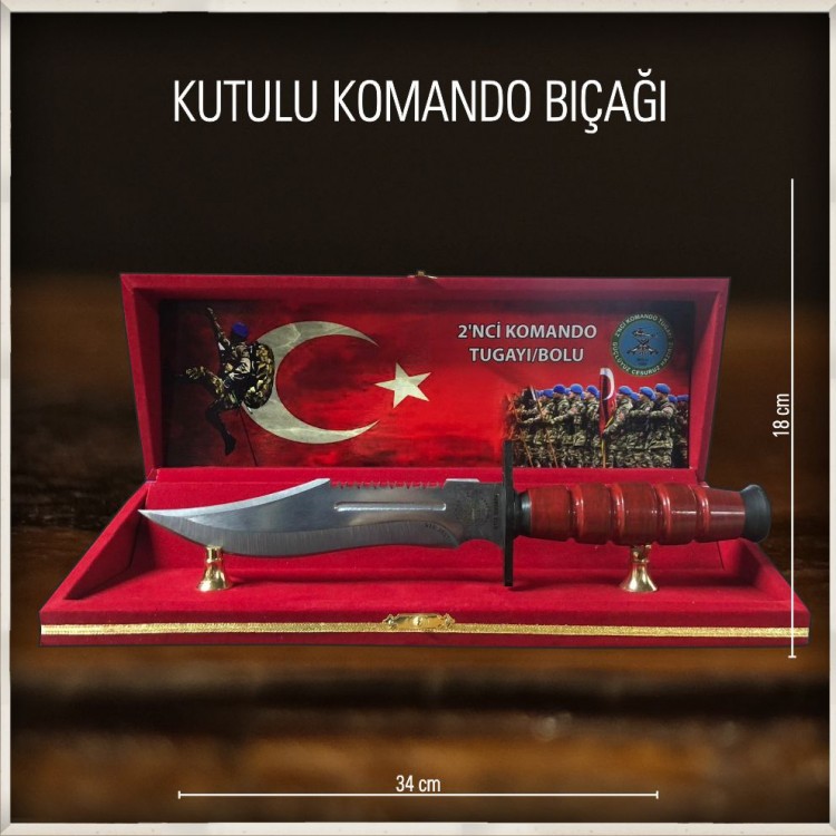 -Kutulu Komando Bıçağı Büyük Boy