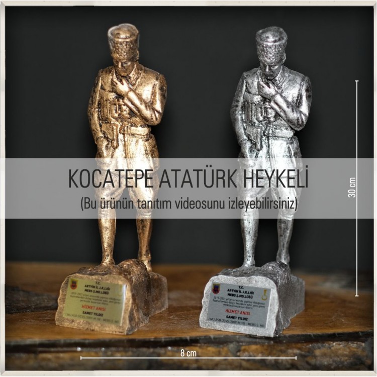 Kocatepe Atatürk Heykeli Gümüş-Gold