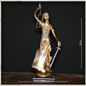 Adalet Kadını Heykeli Büyük Boy 