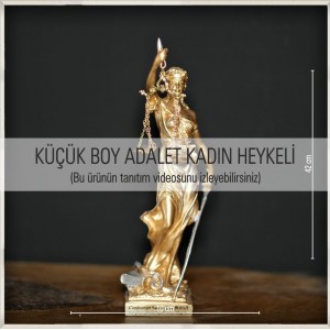 Adalet Kadın Heykeli Küçük Boy