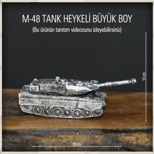 M-48 Tank Heykeli Büyük Boy