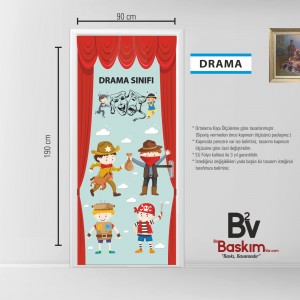 Drama Sınıfı Kapı Giydirme
