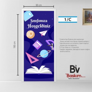 Gezenler ile Sınıfımıza Hoşgeldiniz   İlkokul Kapı Giydirme