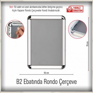 B2 Ebatında Rondo Çerçeve (Metal) 