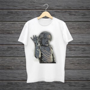 Einstein Baskılı Tişört