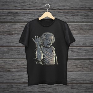 Einstein Baskılı Tişört