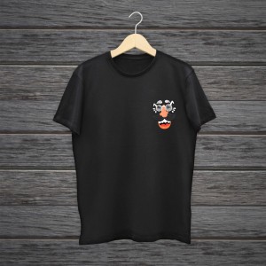 Çılgın Gülücük Baskılı T-Shirt