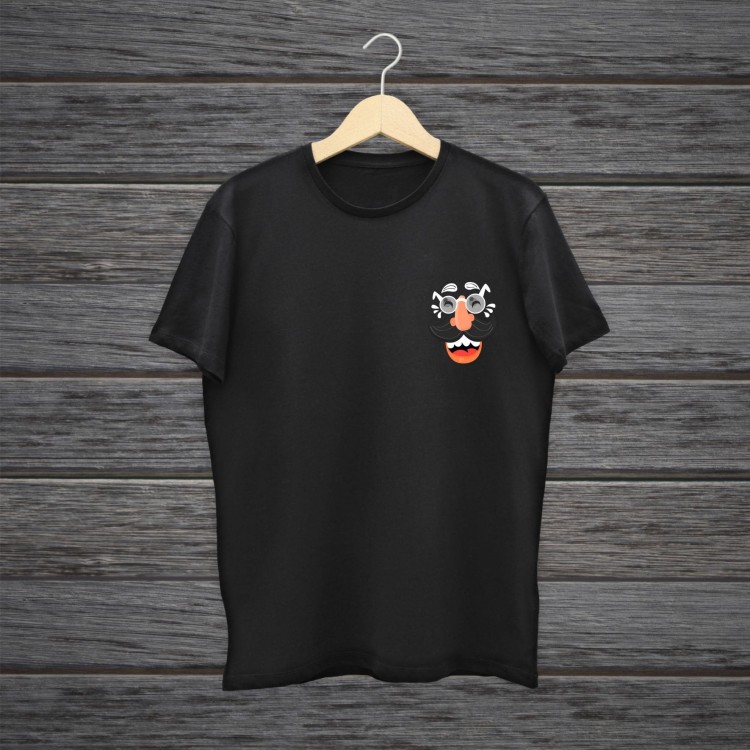 Çılgın Gülücük Baskılı T-Shirt