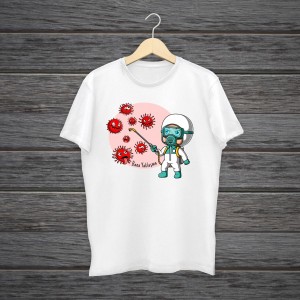 Korona ile Mücadele T-Shirt Tişörtü