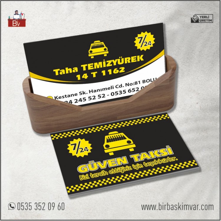 Taksi Kartvizit Modeli - 01 