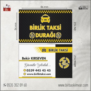 Taksi Kartvizit Modeli - 04