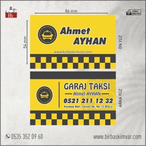 Taksi Kartvizit Modeli - 06