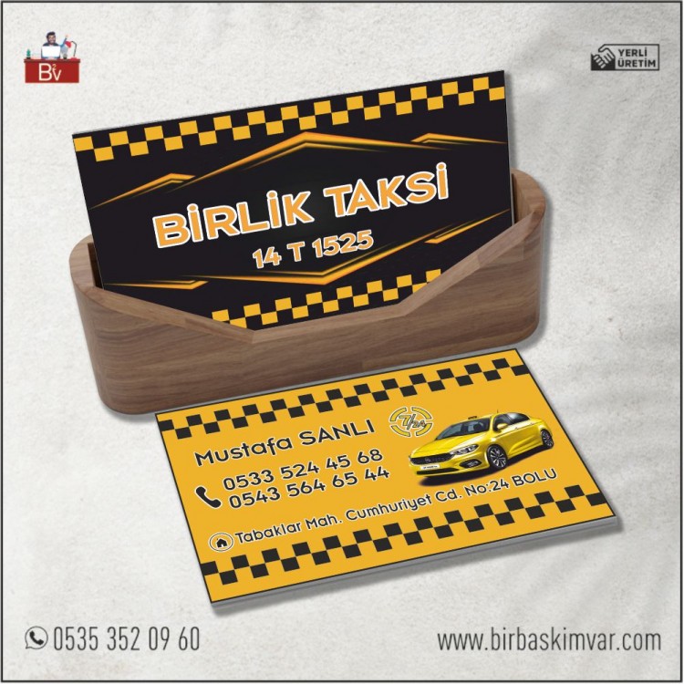 Taksi Kartvizit Modeli - 21