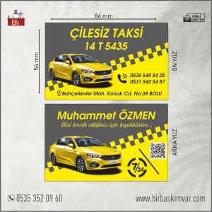 Taksi Kartvizit Modeli - 24