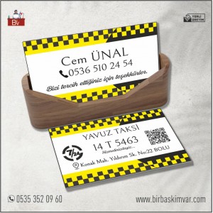 Taksi Kartvizit Modeli - 26