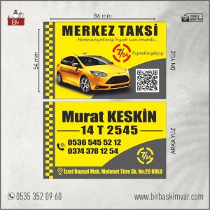 Taksi Kartvizit Modeli - 28