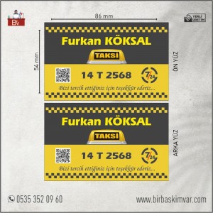 Taksi Kartvizit Modeli - 31