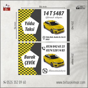 Taksi Kartvizit Modeli - 33