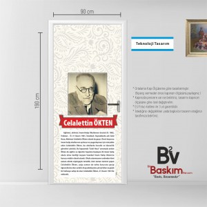 CELALETTİN ÖKTEN TEMALI KAPI GİYDİRME  - ÖZEL SERİ
