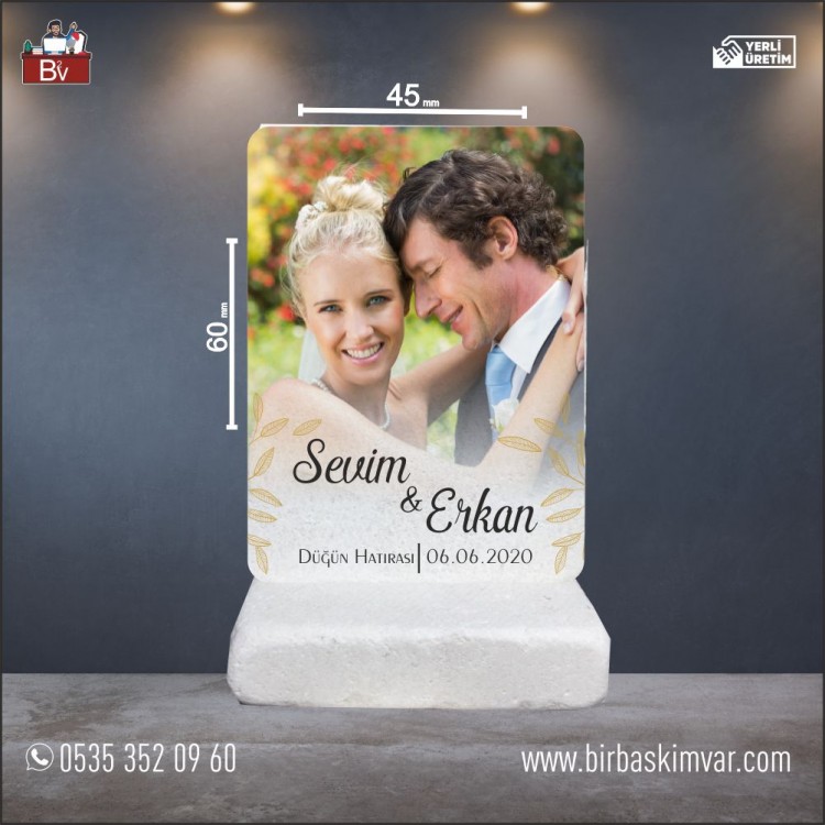 Nişan ve Nikah için Fotoğraflı Taş Magnet Nişan ve Nikah için Fotoğraflı Taş Magnet