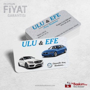 Rent A Car Araç Kiralama Kartviziti