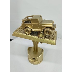Off-Road Jip Heykeli Plaket