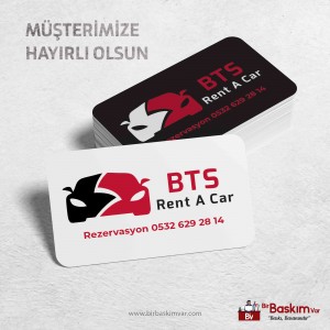 BTS Rent A Car Kartviziti