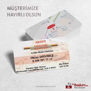 Abant Gözleme Evi Kartviziti