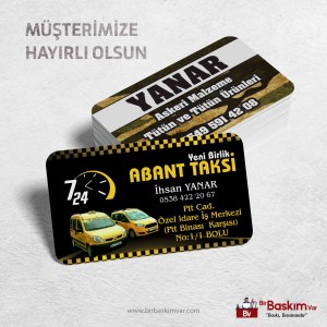 Abant Taksi Kartviziti